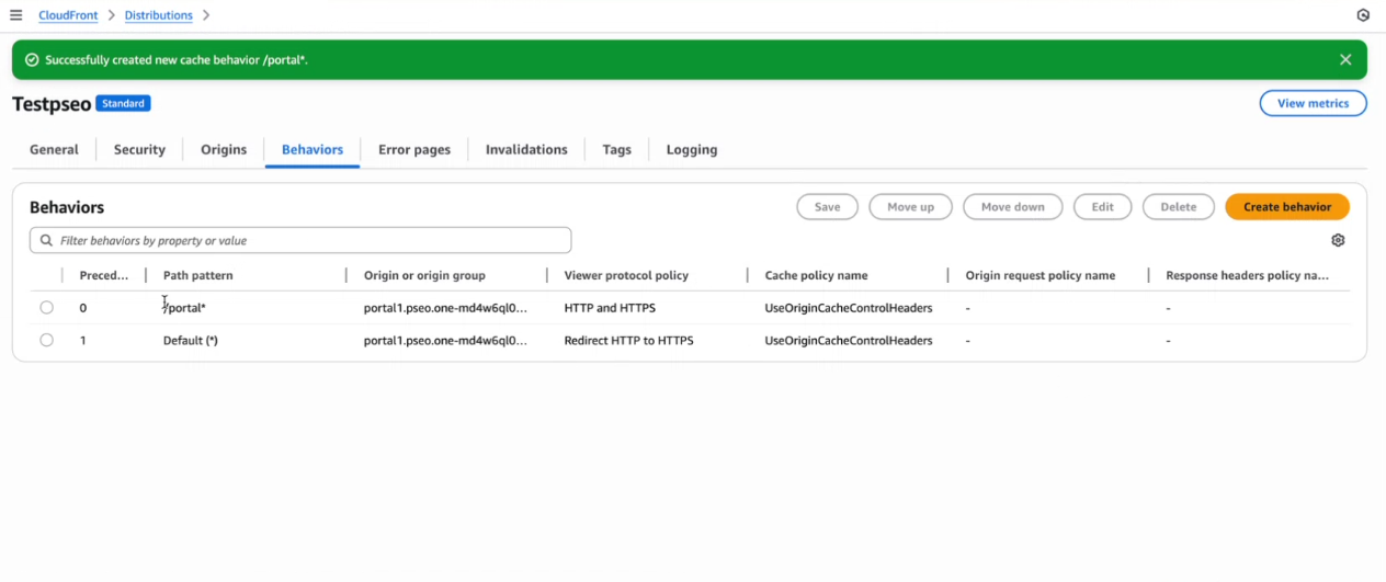 Behavior Configuration 1