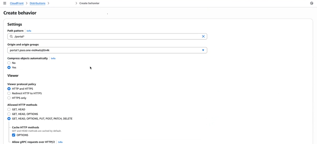 Behavior Configuration 1