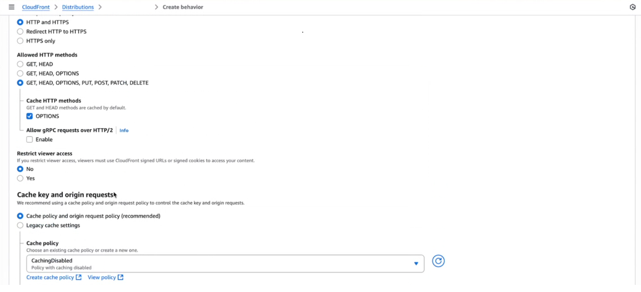 Behavior Configuration 1