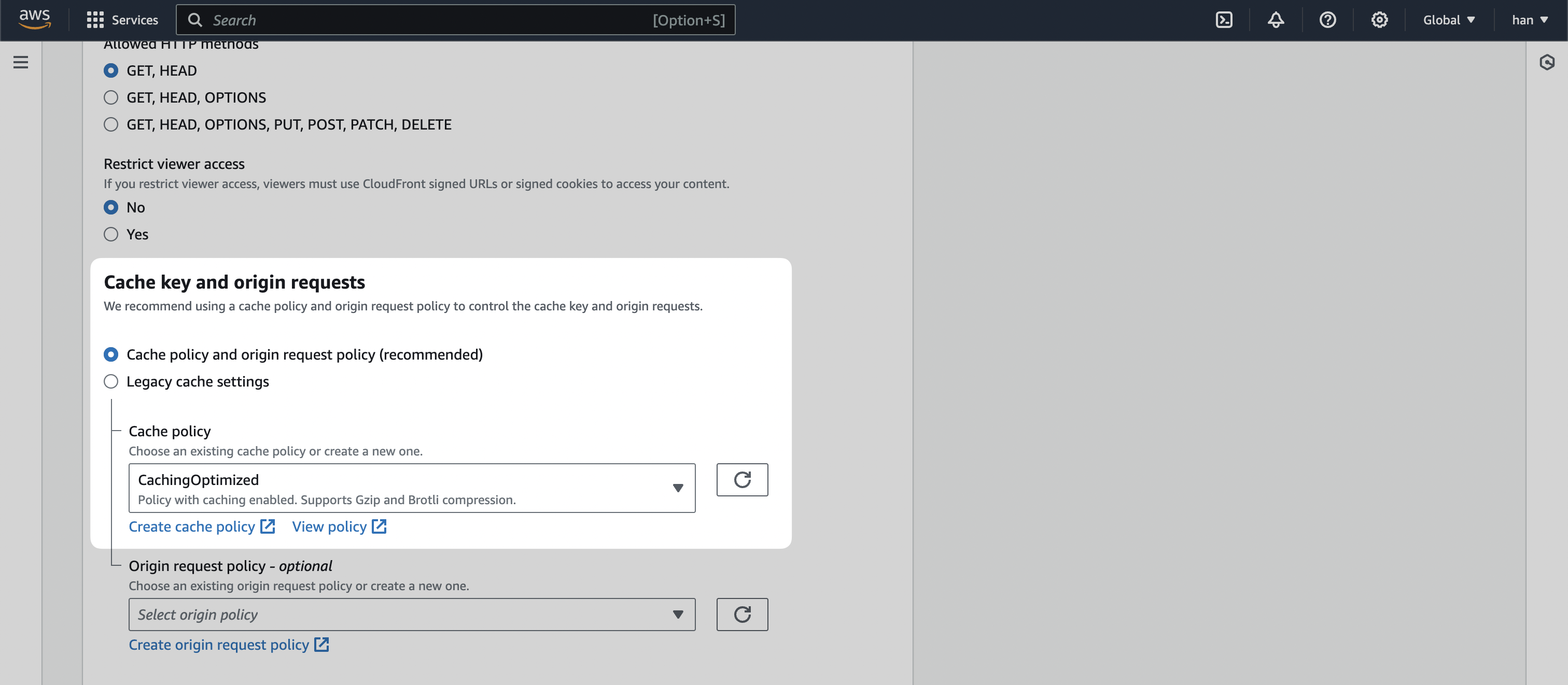 Caching Policy