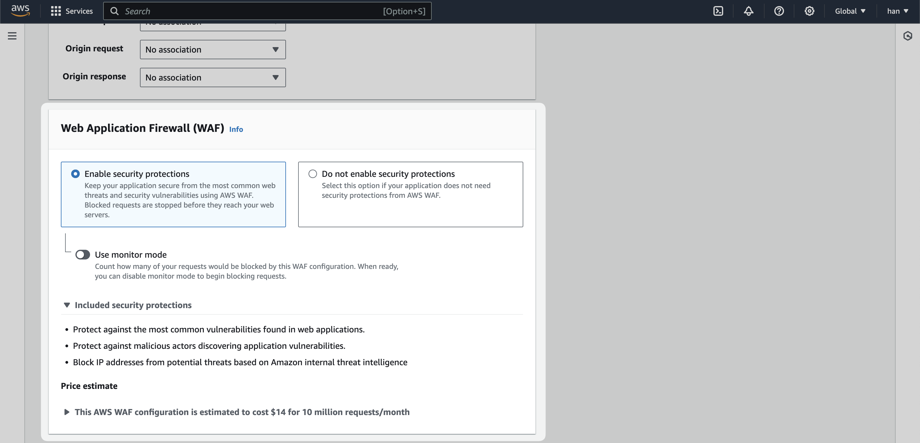 Enable Security Protections