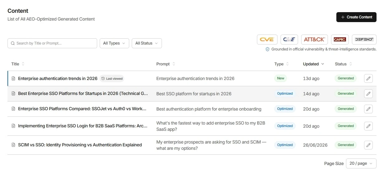 Content Engine: Turn Diagnosis into Citable Pages
